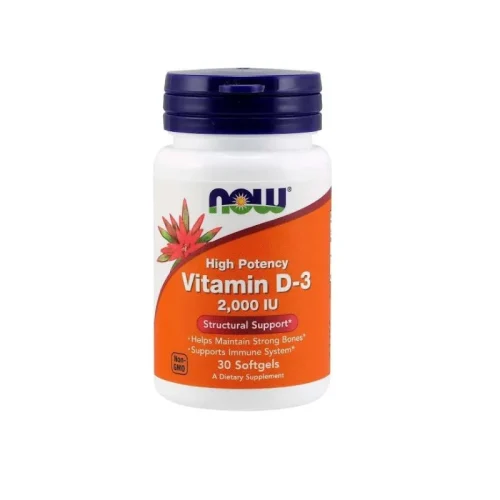 Now High Potency Vitamin D-3 2.000iu 30softgels