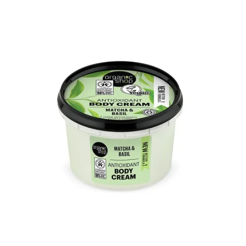 NATURA SIBERICA OS ANTIOXIDANT BODY CREAM MATCHA AND BASIL, 250 ML