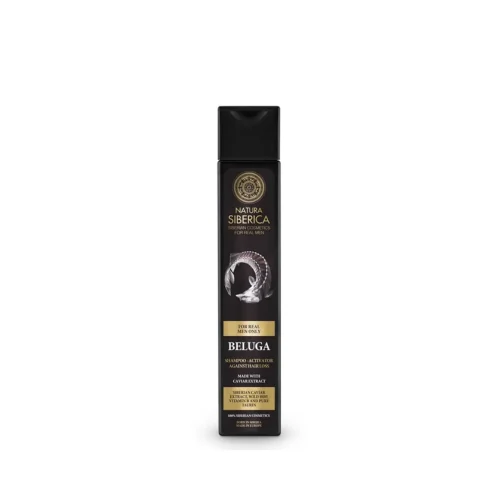 "NATURA SIBERICA NS MEN HAIR GROWTH SHAMPOO-ACTIVATOR BELUGA  250 ML