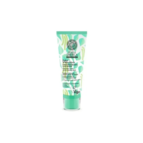 NATURA SIBERICA  POLAR WHITE BIRCH. PORE MINIMISING FACE MASK 100ML