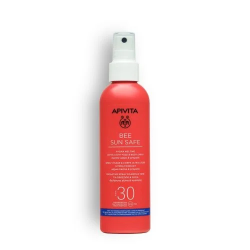 Apivita Αντηλιακό Ενυδατικό Spray Ελαφριάς Υφής για Πρόσωπο και Σώμα SPF50 200ml