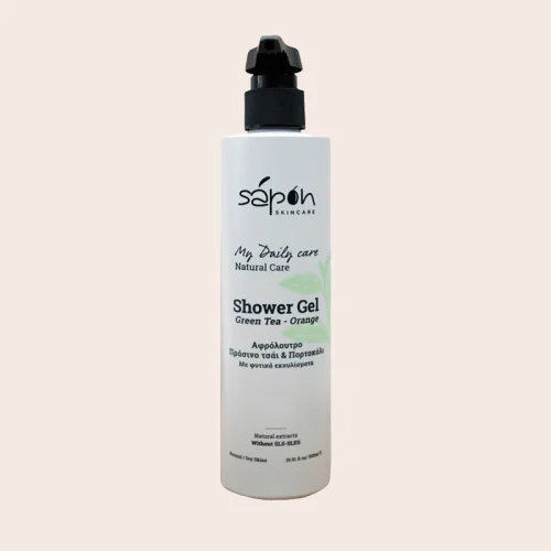 SAPON SHOWER BATH GREEN TEA ORANGE 500ML