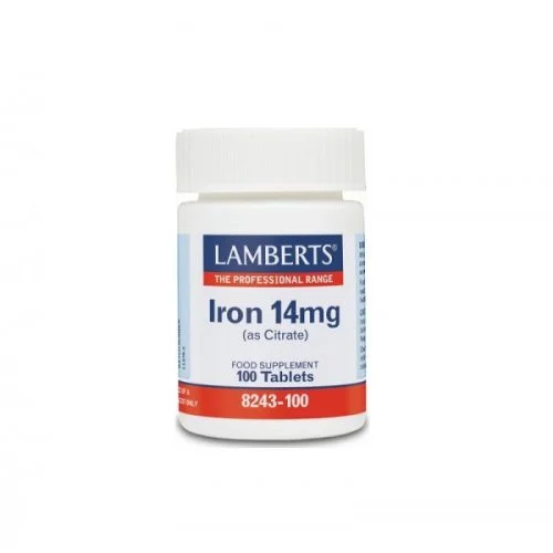 LAMBERTS IRON TABL 14MG X100 TABL &Sigma;&Alpha;&Lambda;&Alpha;&Mu;&Omicron;&Upsilon;&Rho;