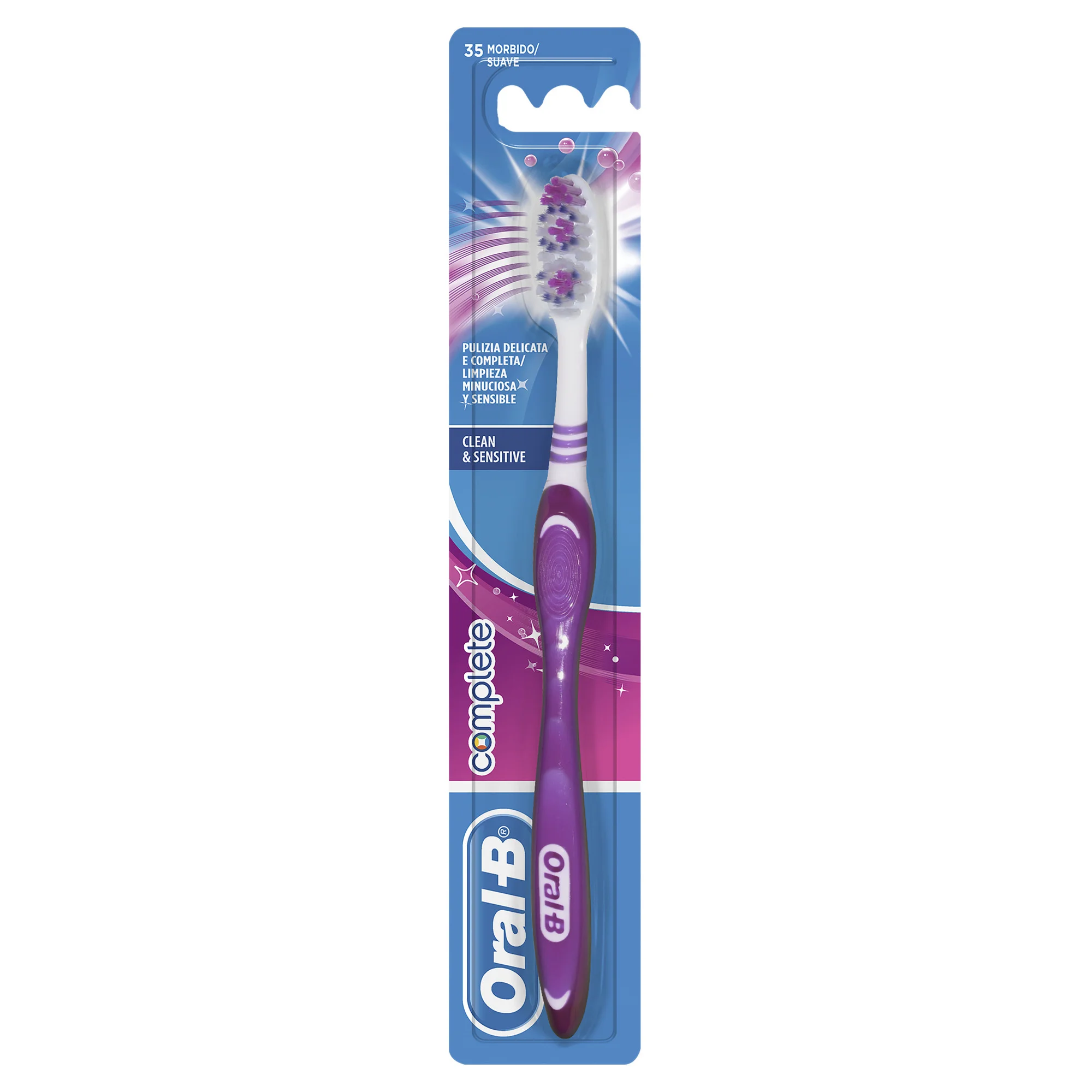 Oral-B - Complete Clean & Sensitive Χειροκίνητη Οδοντόβουρτσα 35 Μαλακή - 1τεμ