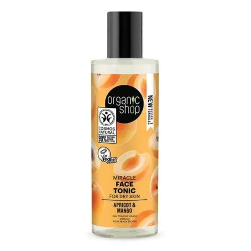 NATURA SIBERICA OS MIRACLE FACE TONIC FOR DRY SKIN APRICOT AND MANGO, 150 ML