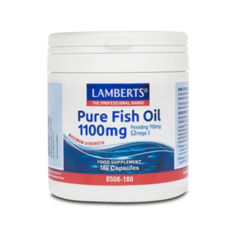 LAMBERTS PURE FISH OIL 1100MG X180C CAPS &Sigma;&Alpha;&Lambda;&Alpha;&Mu;&Omicron;&Upsilon;&Rho;