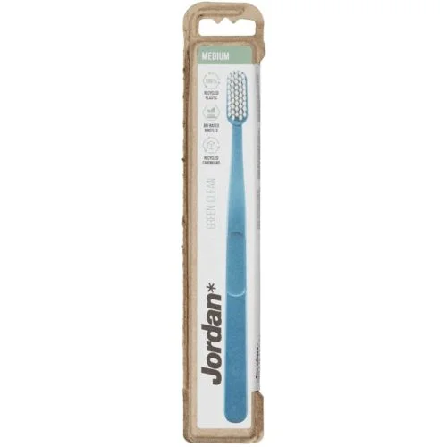 JORDAN-TOOTHBRUSH-GREEN CLEAN-MEDIUM