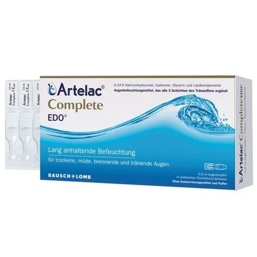 Bausch & Lomb Artelac Complete &Lambda;&iota;&pi;&alpha;&nu;&tau;&iota;&kappa;ό &Omicron;&phi;&theta;&alpha;&lambda;&mu;&iota;&kappa;ό &Delta;&iota;ά&lambda;&upsilon;&mu;&alpha; &sigma;&epsilon; &sigma;&tau;&alpha;&gamma;ό&nu;&epsilon;&sigmaf;, 30 x 0.5ml