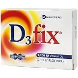 UNI-PHARMA D3 FIX 1200iu 60 TABLETS