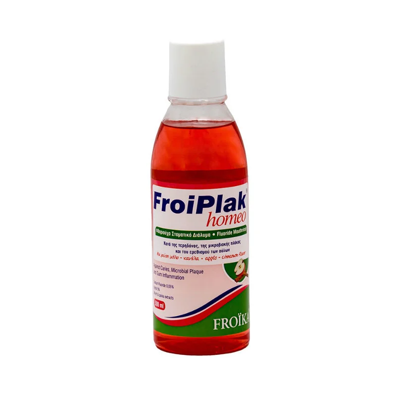 FROIKA - FROIPLAK MOUTHWASH Homeo Apple-Cinnamon flavor - 250ml