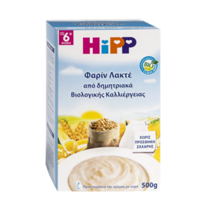 HIPP - &Phi;&alpha;&rho;ί&nu; &Lambda;&alpha;&kappa;&tau;έ &alpha;&pi;ό &delta;&eta;&mu;&eta;&tau;&rho;&iota;&alpha;&kappa;ά &beta;&iota;&omicron;&lambda;&omicron;&gamma;&iota;&kappa;ή&sigmaf; &kappa;&alpha;&lambda;&lambda;&iota;έ&rho;&gamma;&epsilon;&iota;&alpha;&sigmaf; (&alpha;&pi;ό &tau;&omicron;&nu; 6&omicron; &mu;ή&nu;&alpha;) - 500gr