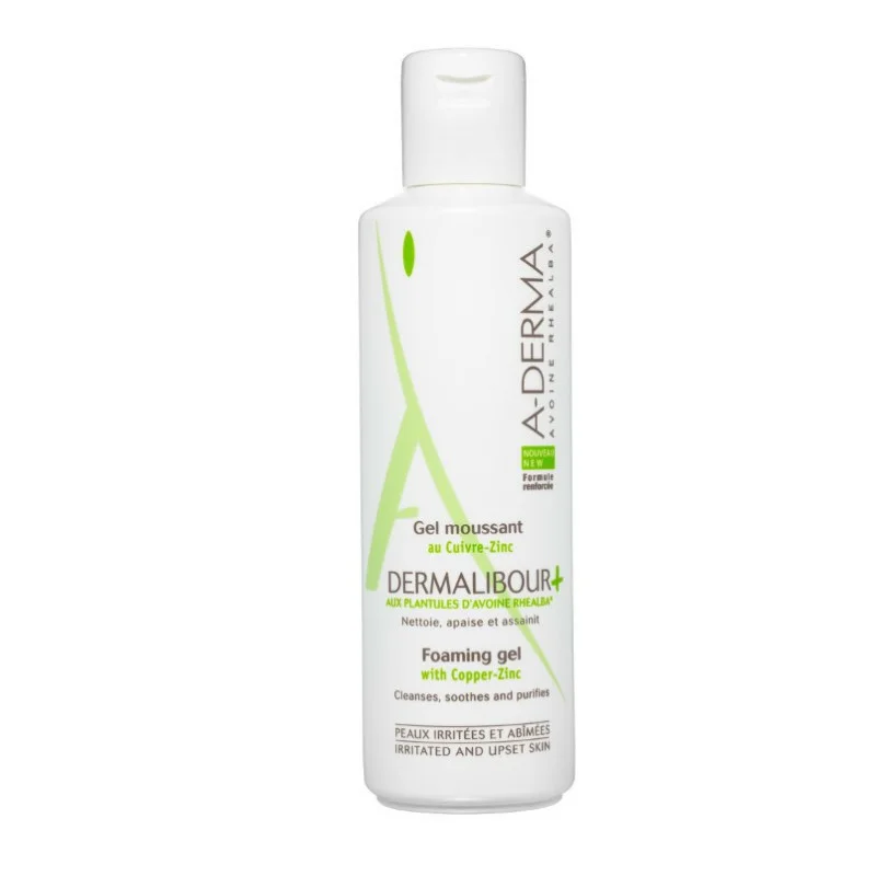 A-DERMA - DERMALIBOUR GEL MOUSSANT - 250ml
