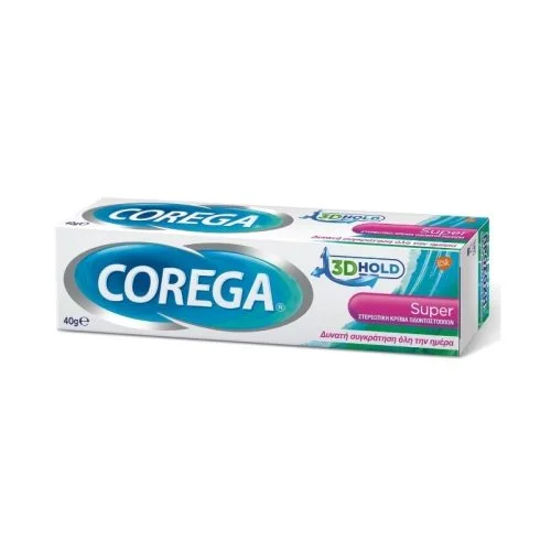 Corega - 3D Hold Super &Sigma;&tau;&epsilon;&rho;&epsilon;&omega;&tau;&iota;&kappa;ή &Kappa;&rho;έ&mu;&alpha; &Omicron;&delta;&omicron;&nu;&tau;&omicron;&sigma;&tau;&omicron;&iota;&chi;&iota;ώ&nu; - 40gr