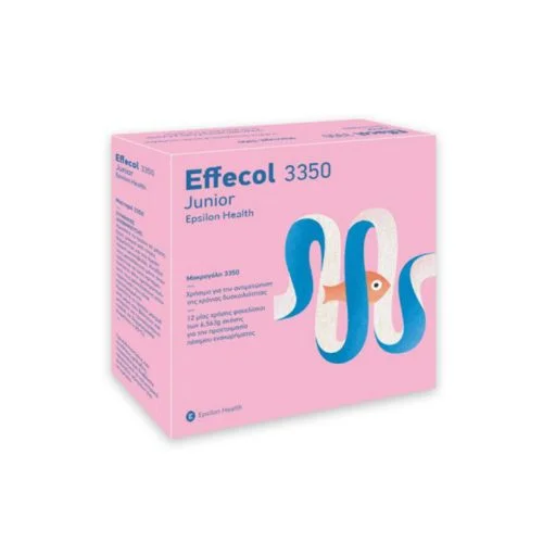 Epsilon Health - Effecol 3350 Junior &Alpha;&nu;&tau;&iota;&mu;&epsilon;&tau;ώ&pi;&iota;&sigma;&eta; &Delta;&upsilon;&sigma;&kappa;&omicron;&iota;&lambda;&iota;ό&tau;&eta;&tau;&alpha;&sigmaf; - 12 &Phi;ά&kappa;&epsilon;&lambda;&omicron;&iota; x 6,563g