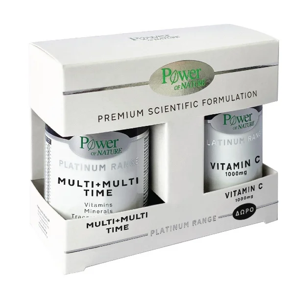 POWER HEALTH PLATINUM - MULTI+MULTI TIME 30S TABS + ΔΩΡΟ VITAMIN C 1000MG 20S TABS