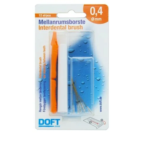 DOFT INTERDENTAL BRUSH &Pi;&Omicron;&Rho;&Tau;&Omicron;&Kappa;. 0,4 INTERD INETRTRA