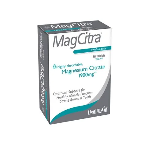 Health Aid - Mag Citra 1900mg - 60tabs