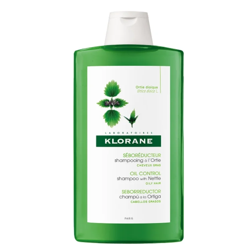 KLORANE SHAMPOO ORTIE SEBOREDUCTEUR 400ML