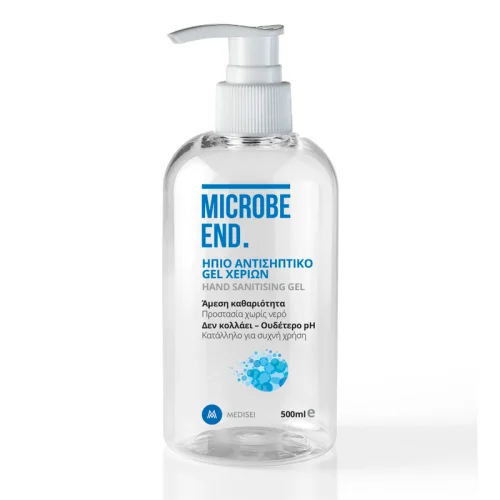 MEDISEI MICROBE END &Alpha;&Nu;&Iota;&Sigma;&Tau;&Eta;&Pi;&Tau;&Iota;&Kappa;&Omicron; GEL &Chi;&Epsilon;&Rho;&Iota;&Omega;&Nu; 500 ML