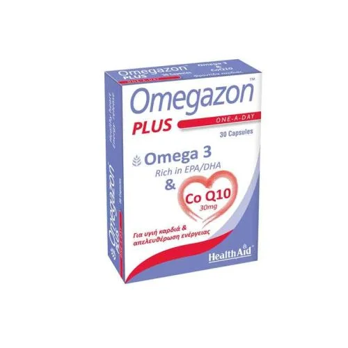 Health Aid - Omegazon Plus (Omega 3 & Co Q10) - 30caps