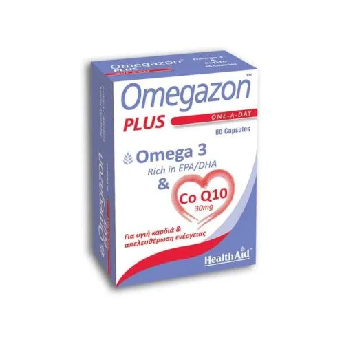 Health Aid - Omegazon Plus (Omega-3 & Co Q10) - 60caps