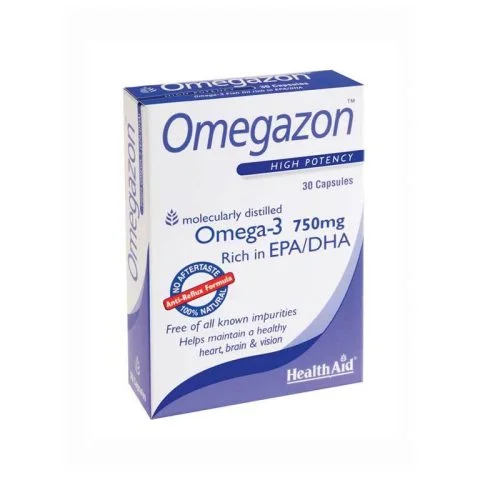 Health Aid - Omegazon Omega-3 750mg - 30caps