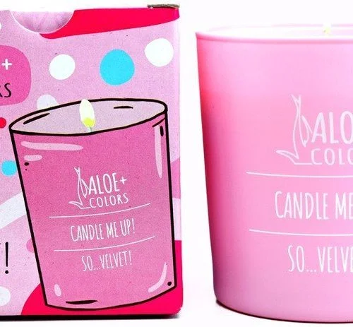 ALOE COLORS SCENTED CANDLE SO VELVET
