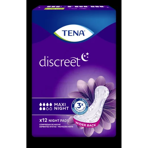TENA LADY DISCREET MAXI NIGHT ΣΕΡΒΙΕΤΕΣ 12 τεμ