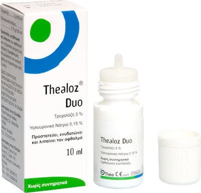 THEALOZ DUO EYE DROPS 3% 10ML DROPS THEA