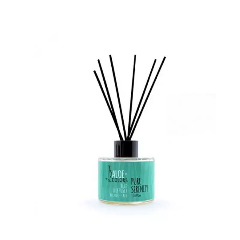 Aloe Colors Pure Serenity Reed Diffuser Set Αρωματικό Χώρου με Sticks, 125ml