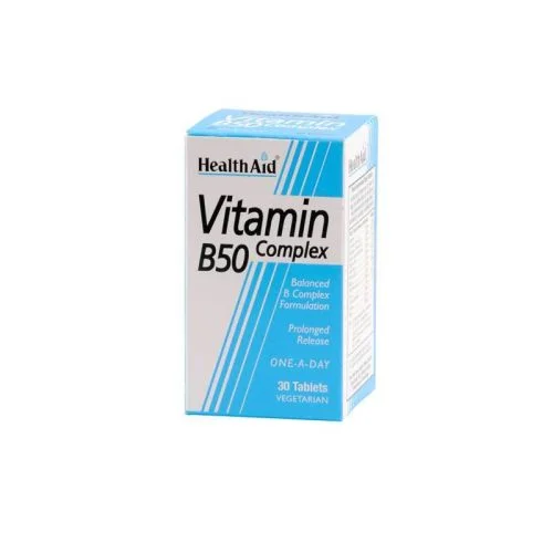 Health Aid - Vitamin B50 complex - 30tabs
