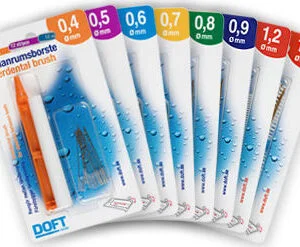 DOFT INTERDENTAL BRUSH &Sigma;&Kappa;.&Mu;&Pi;&Lambda;&Epsilon; 0,9 INTERD INTERTRA