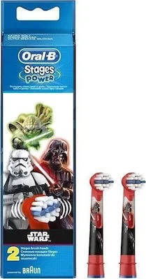 ORAL-B - STAGES POWER Ανταλλακτικές Κεφαλές Παιδικής Οδοντόβουρτσας Star Wars - 2τεμ.
