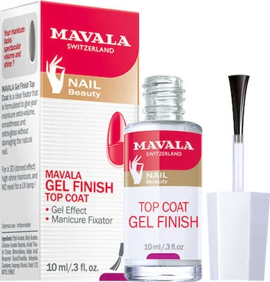 MAVALA GEL FINISH TOP COAT 10ml