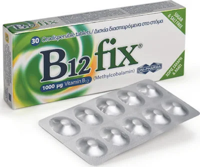 B12 FIX ORO DISP.TABL 1000MG X30 TABL &Tau;&Sigma;&Epsilon;&Tau;&Eta;&Sigma; &Kappa;