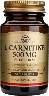 SOLGAR L-CARNITINE TABL 500MG X30 TABL ISOPLUS