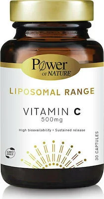 POWER HEALTH LIPOSOMAL VIT C 500mg 30caps (&Eta;&Mu;&Epsilon;&Rho;&Omicron;&Mu;&Eta;&Nu;&Iota;&Alpha; &Lambda;&Eta;&Xi;&Eta;&Sigma; 12/23)
