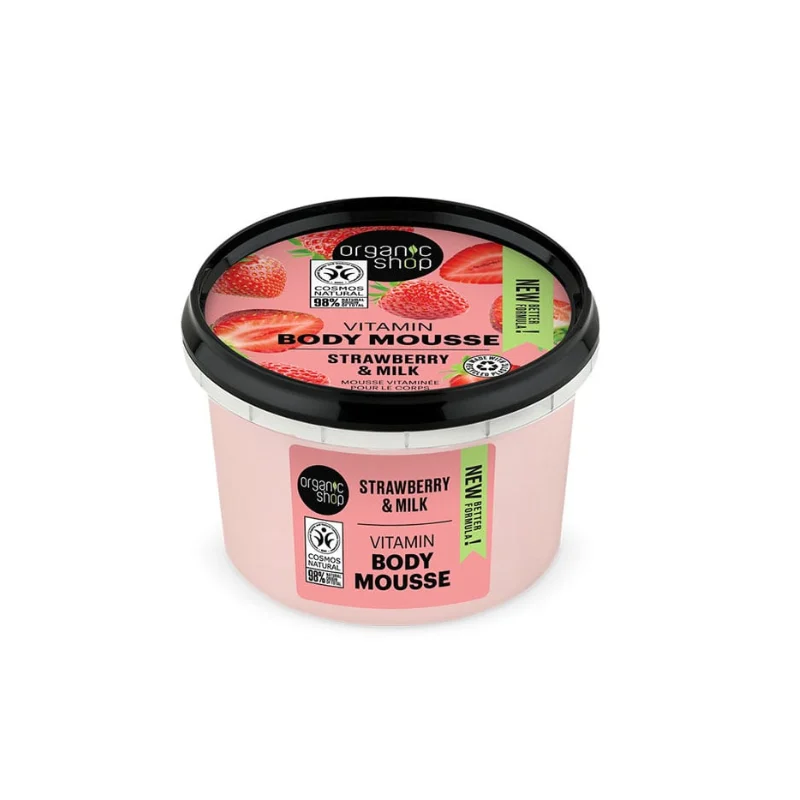 NATURA SIBERICA BODY MOUSSE STRAWBERRY YOGHURT 250ML