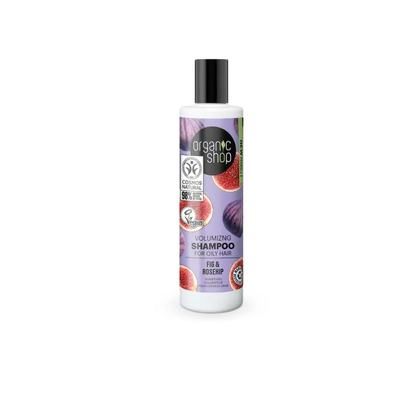 NATURA SIBERICA OS VOLUMIZING SHAMPOO FOR OILY HAIR FIG AND ROSEHIP, 280 ML