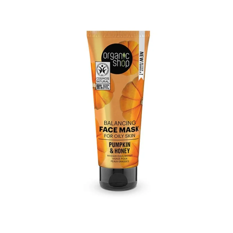 NATURA SIBERICA OS BALANCING FACE MASK FOR OILY SKIN PUMPKIN AND HONEY, 75 ML