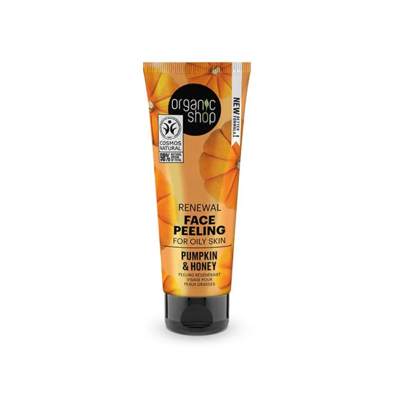 NATURA SIBERICA OS RENEWAL FACE PEELING FOR OILY SKIN PUMPKIN AND HONEY, 75 ML