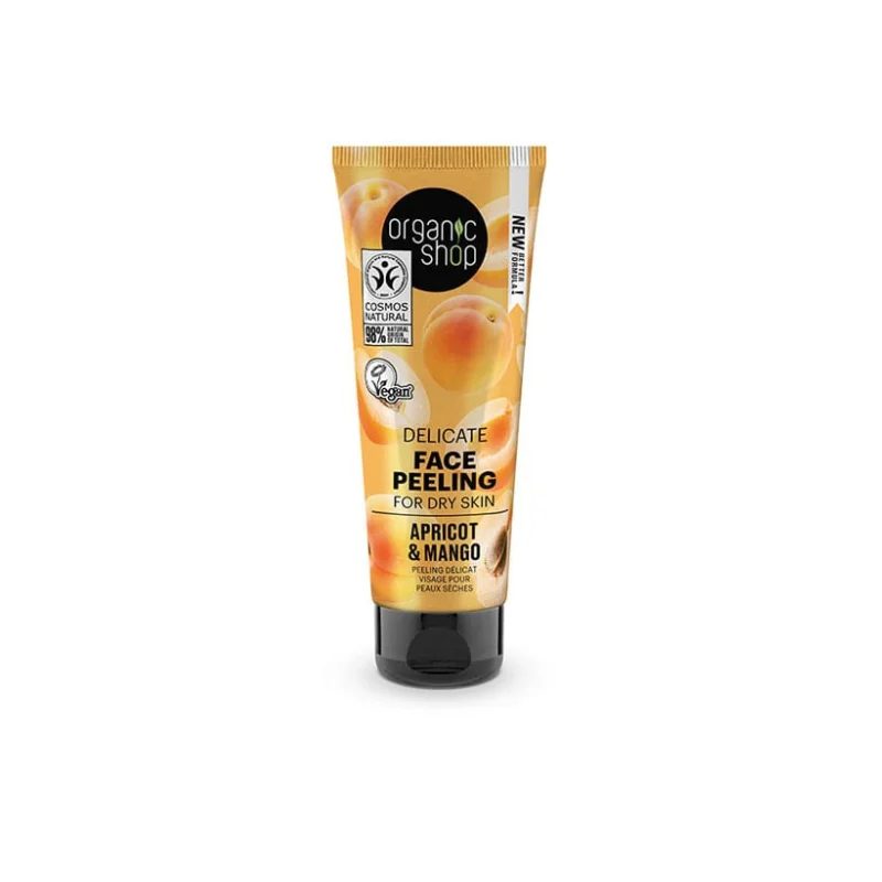 NATURA SIBERICA OS DELICATE FACE PEELING FOR DRY SKIN APRICOT AND MANGO, 75 ML