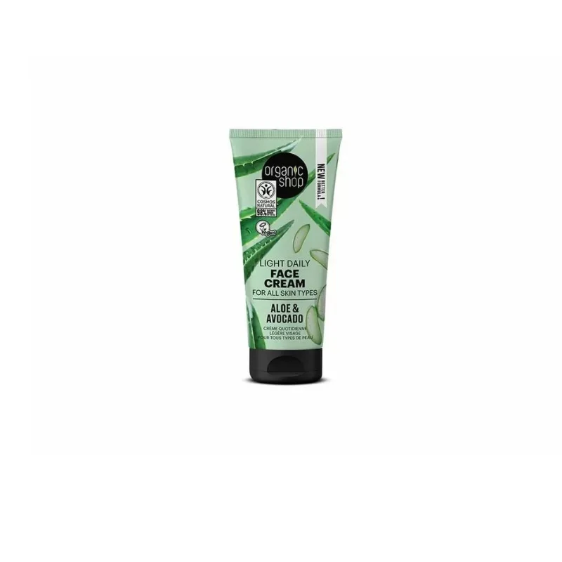 NATURA SIBERICA OS LIGHT DAILY FACE CREAM FOR ALL SKIN TYPES AVOCADO AND ALOE, 50 ML