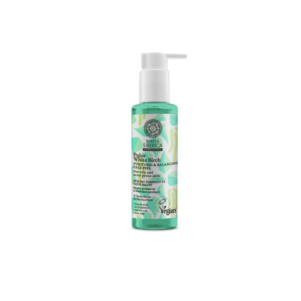 NATURA SIBERICA POLAR WHITE BIRCH. PURIFYING & BALANCING FACE PEEL 145ML
