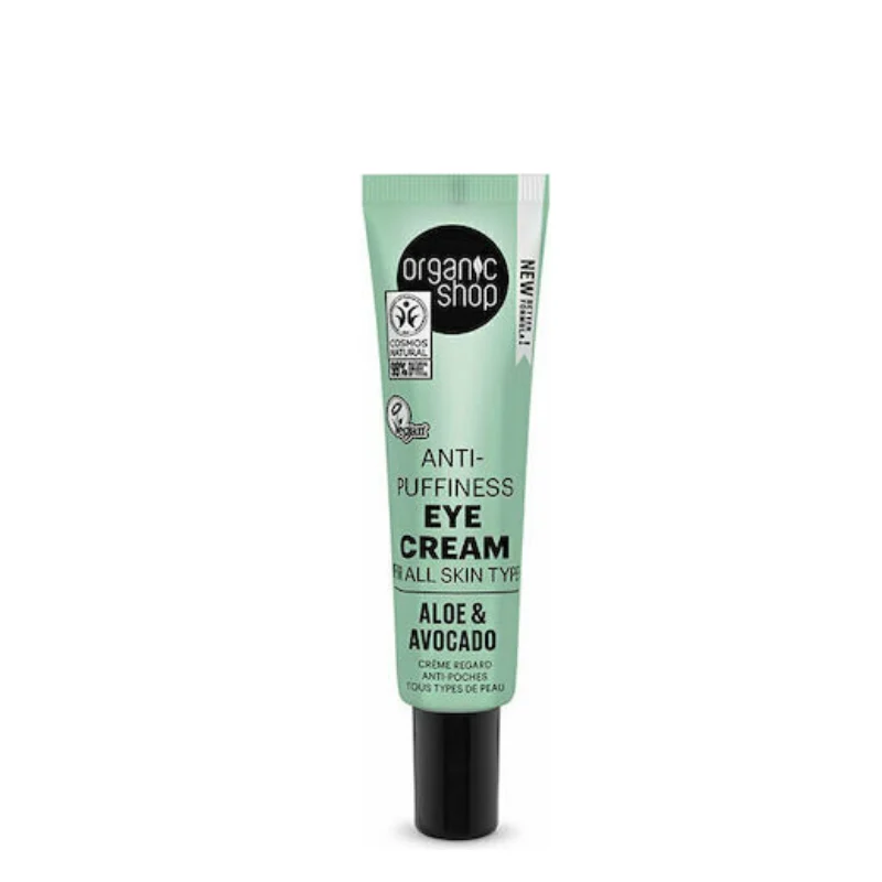 NATURA SIBERICA OS ANTI-PUFFINESS EYE CREAM FOR ALL SKIN TYPES AVOCADO AND ALOE, 30 ML