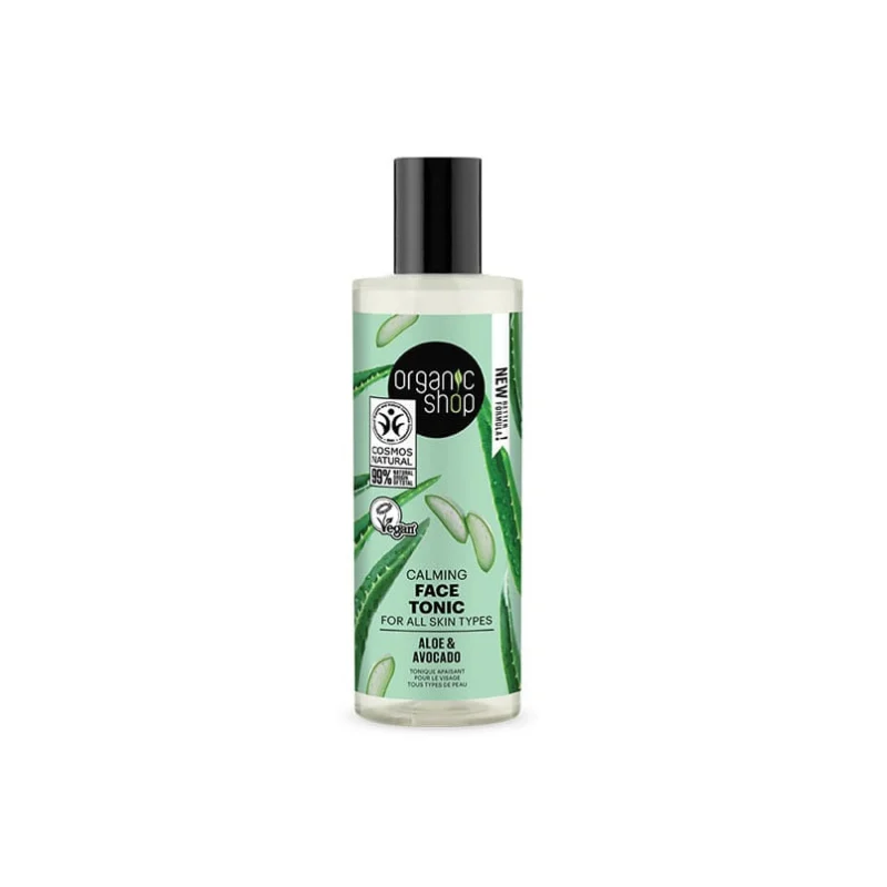 NATURA SIBERICA OS CALMING FACE TONIC FOR ALL SKIN TYPES AVOCADO AND ALOE, 150 ML