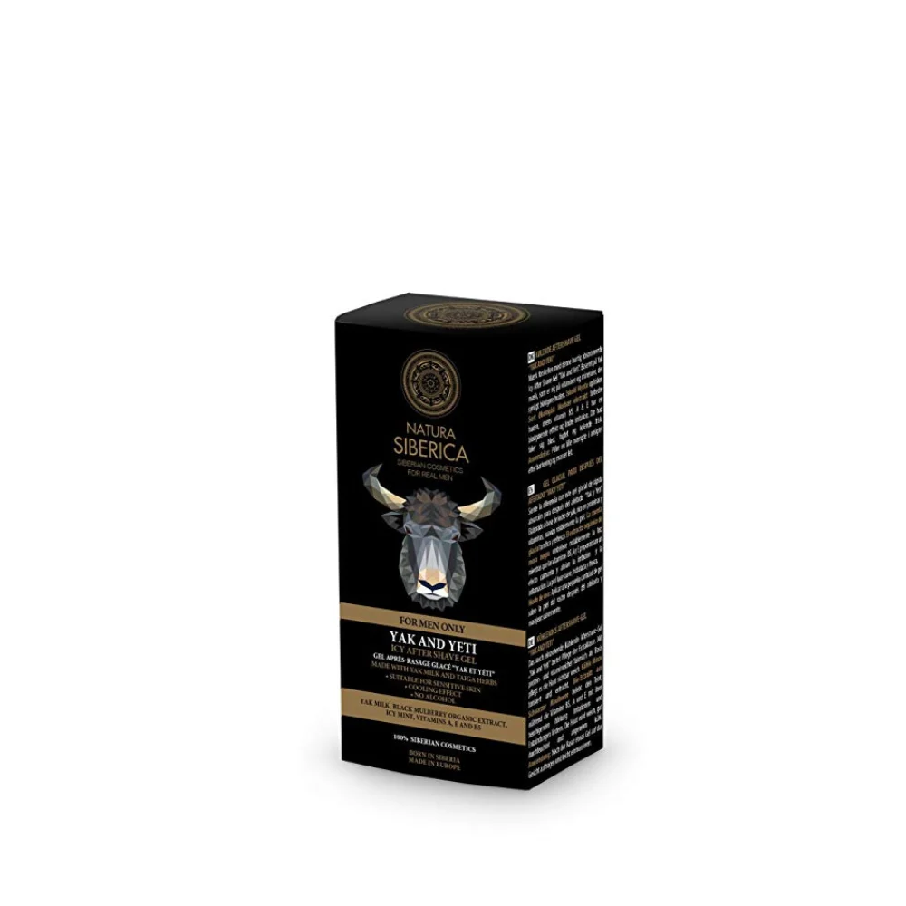 NATURA SIBERICA NS MEN ICY AFTER SHAVE GEL YAL AND YETI 150ML