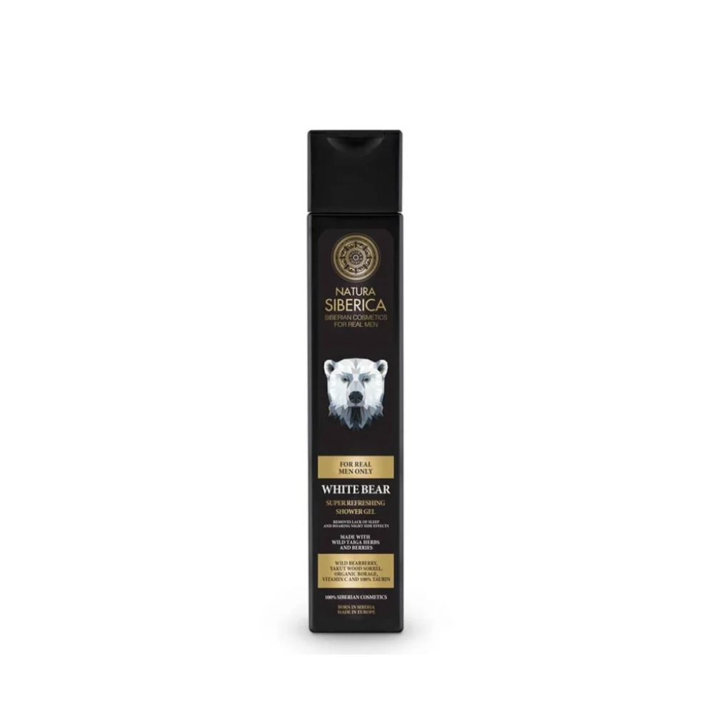 NATURA SIBERICA NS MEN SUPER REFRESHING SHOWER GEL WHITE BEAR 250 ML