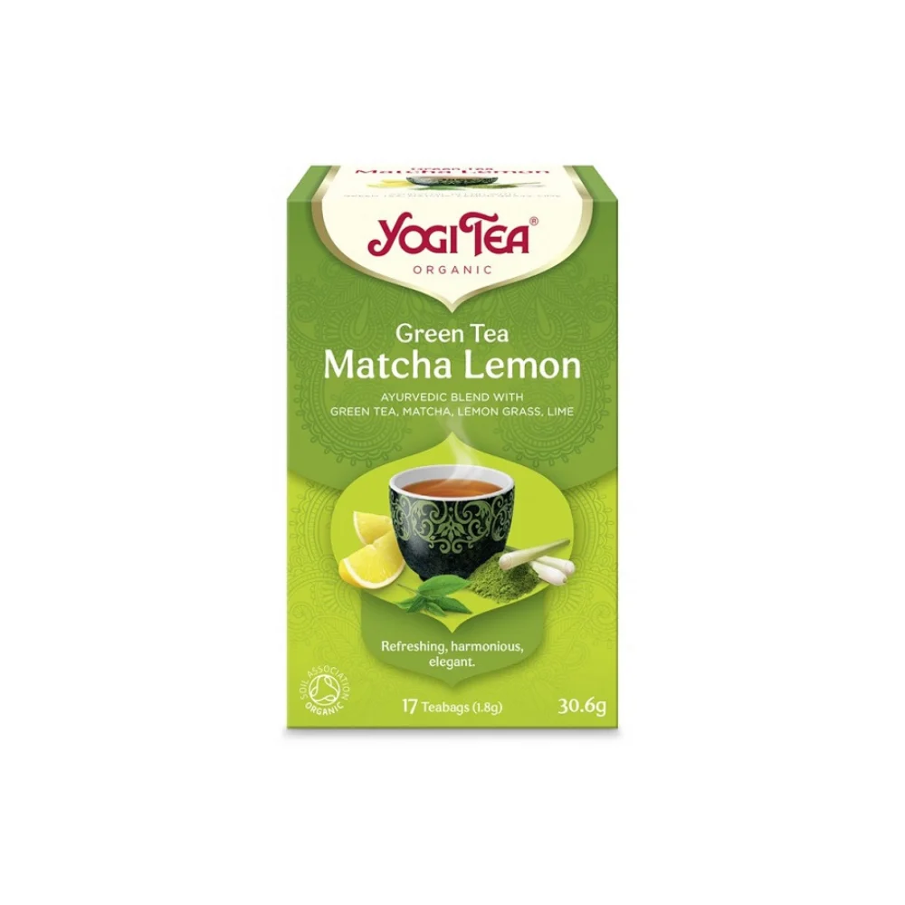 YOGI TEA MATCHA LEMON GREEN TEA 17TEM