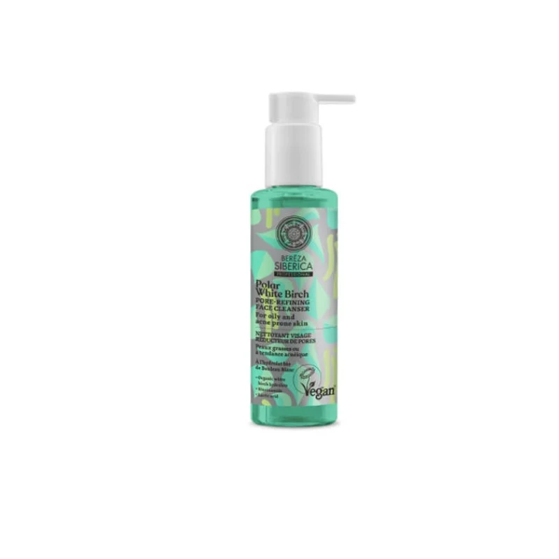 NATURA SIBERICA POLAR WHITE BIRCH. PORE-REFINING FACE CLEANSER 145ML